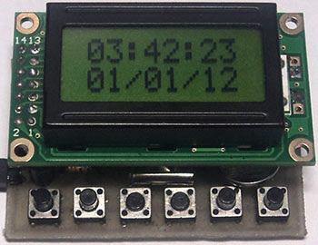 Часы на ATtiny2313, DS1307 и ЖКИ индикаторе Часы на ATtiny2313, DS1307 и ЖКИ индикаторе