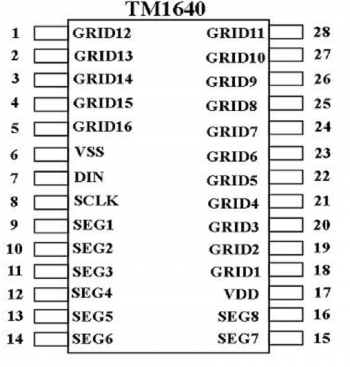 TM1640 на ATmega TM1640 на ATmega