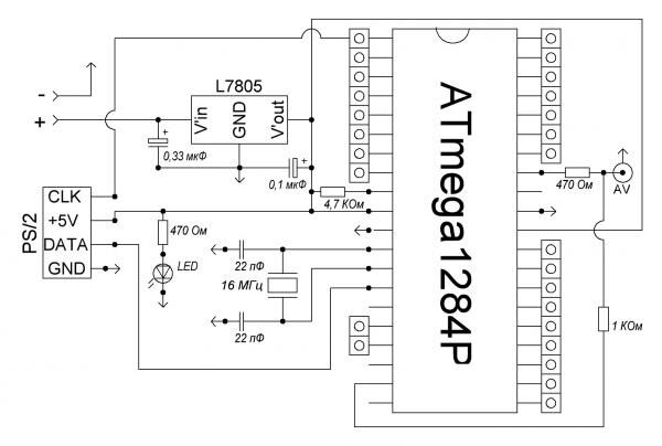 ABCom Computer на ATmega1284P