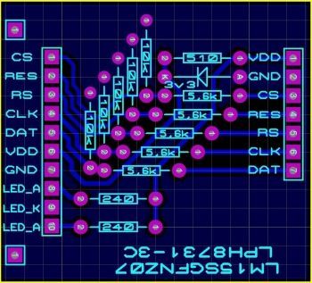 Дисплей LPH8731-3C от телефонов Siemens