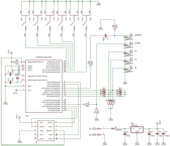 Игровая видеоконсоль на AVR Игровая видеоконсоль на AVR