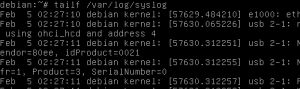 syslog linux